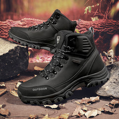 (⏰CLEARANCE SALE 70% OFF) Men's High Top Lace-Up Hiking Mountaineering Walking Boots