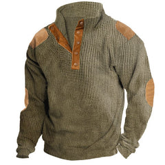 Men's Outdoor Casual Stand Collar Long Sleeve Sweatshirt