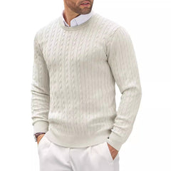 Men's Casual Gentleman Cashmere Jacquard Sweater