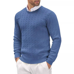 Men's Casual Gentleman Cashmere Jacquard Sweater