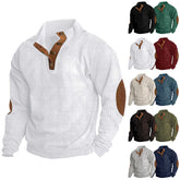 🔥Men's Outdoor Casual Stand Collar Long Sleeve Sweatshirt