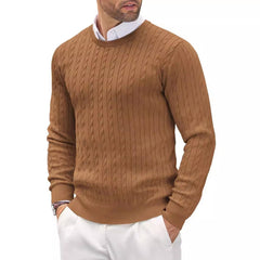 Men's Casual Gentleman Cashmere Jacquard Sweater