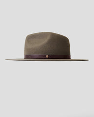 Geoffery Fedora Hat – Dark Olive