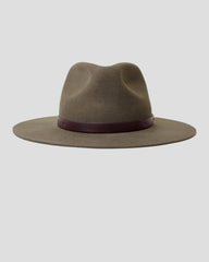 Geoffery Fedora Hat – Dark Olive