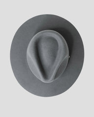 Geoffery Fedora Hat – Dark Grey