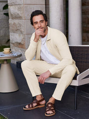 Athleisure Soft Waffle Jacket Set