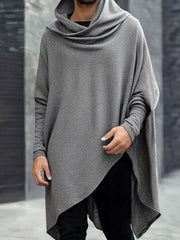 Modern Asymmetrical Hooded Top