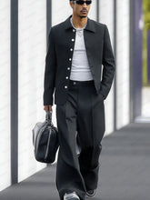 Fashion Wide-Leg Suit Set