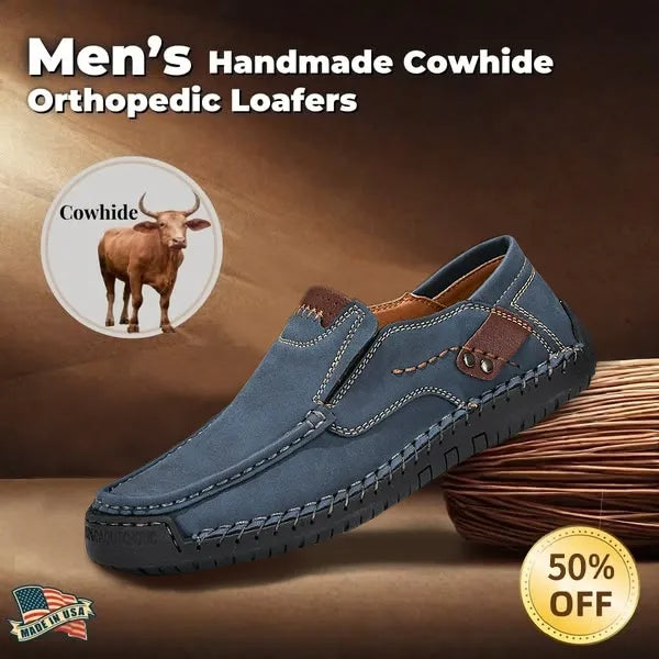 Last Day 70% OFF🔥Men's Genuine Calfskin Leather Slip-On Loafers