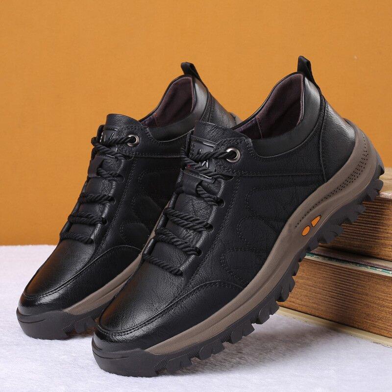 🔥Hot Sale - Men's Casual Hand Stitching Arch Support & Non-Slip Breathable Shoes