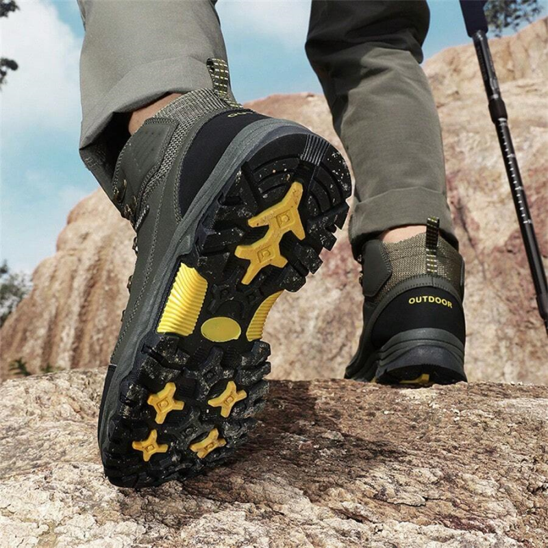 (⏰CLEARANCE SALE 70% OFF) Men's High Top Lace-Up Hiking Mountaineering Walking Boots