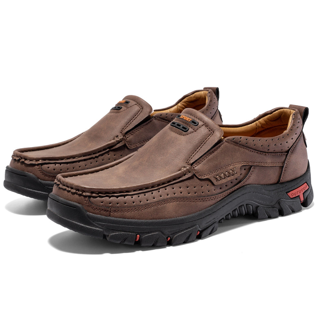 🔥Hot Sale 50% OFF🔥 Men's Non-slip Walking Leather Lightweight Breathable Casual Loafers