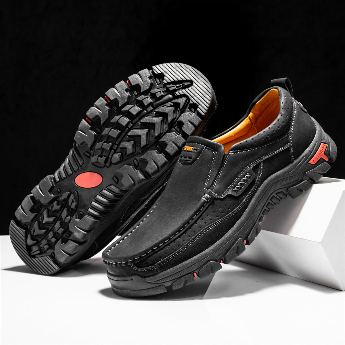 🔥Hot Sale 50% OFF🔥 Men's Non-slip Walking Leather Lightweight Breathable Casual Loafers