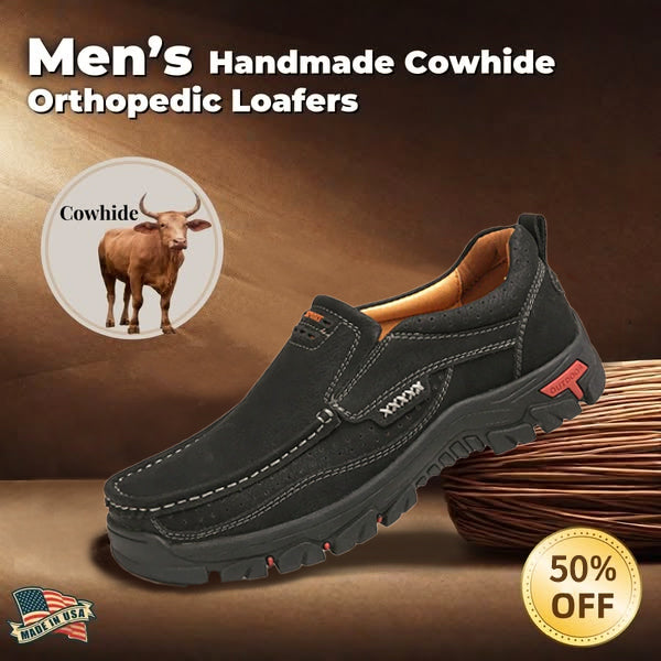 🔥Hot Sale 50% OFF🔥 Men's Non-slip Walking Leather Lightweight Breathable Casual Loafers