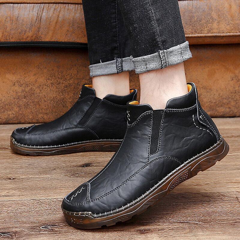 Last Day 70% OFF🔥 Men's Outdoor Casual Handmade Cowhide Boots