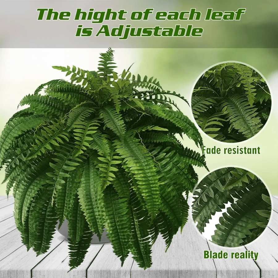 🔥$9.99 On Sale Today Only🌿UV Resistant Lifelike Artificial Boston Fern