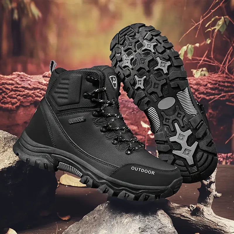 (⏰CLEARANCE SALE 70% OFF) Men's High Top Lace-Up Hiking Mountaineering Walking Boots