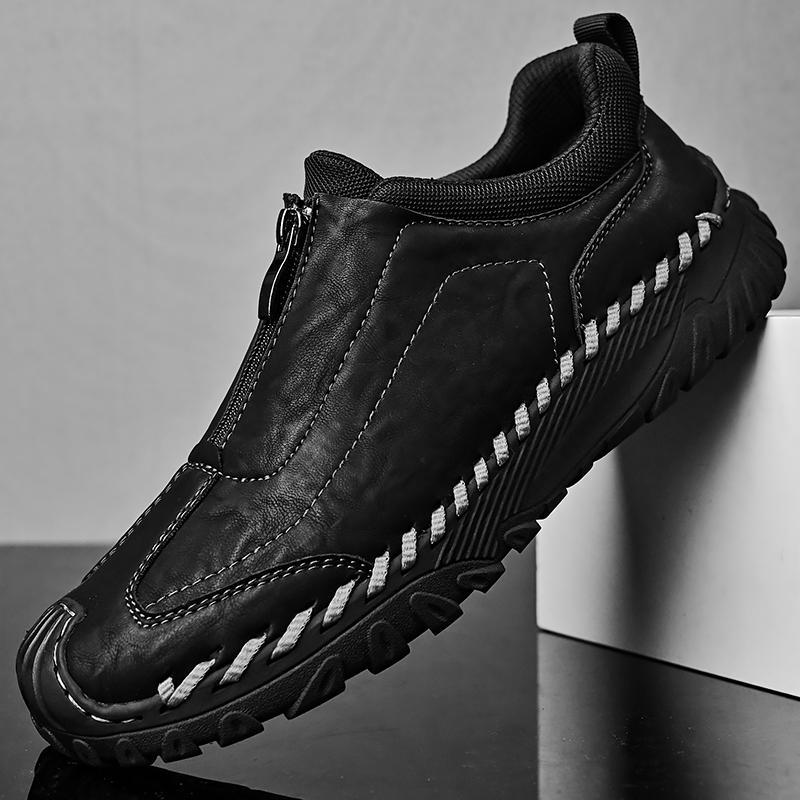 Men's Handcrafted Genuine Moccasins Outdoor Breathable Casual Shoes