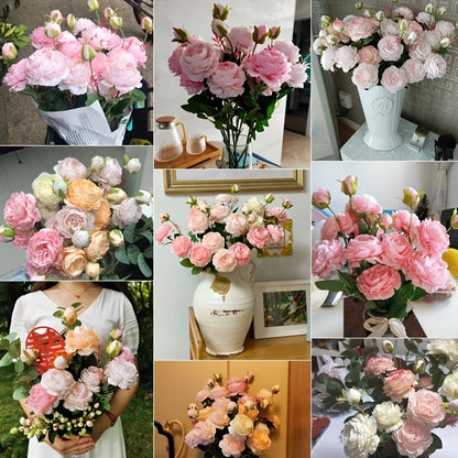 💖Hot Sale 62% OFF- Artificial Peonies Flowers for Home Decor💐