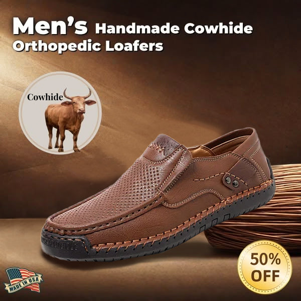 ⏰Limited Time Sale 70% OFF⏰ Men's Handmade Cutout Loafers