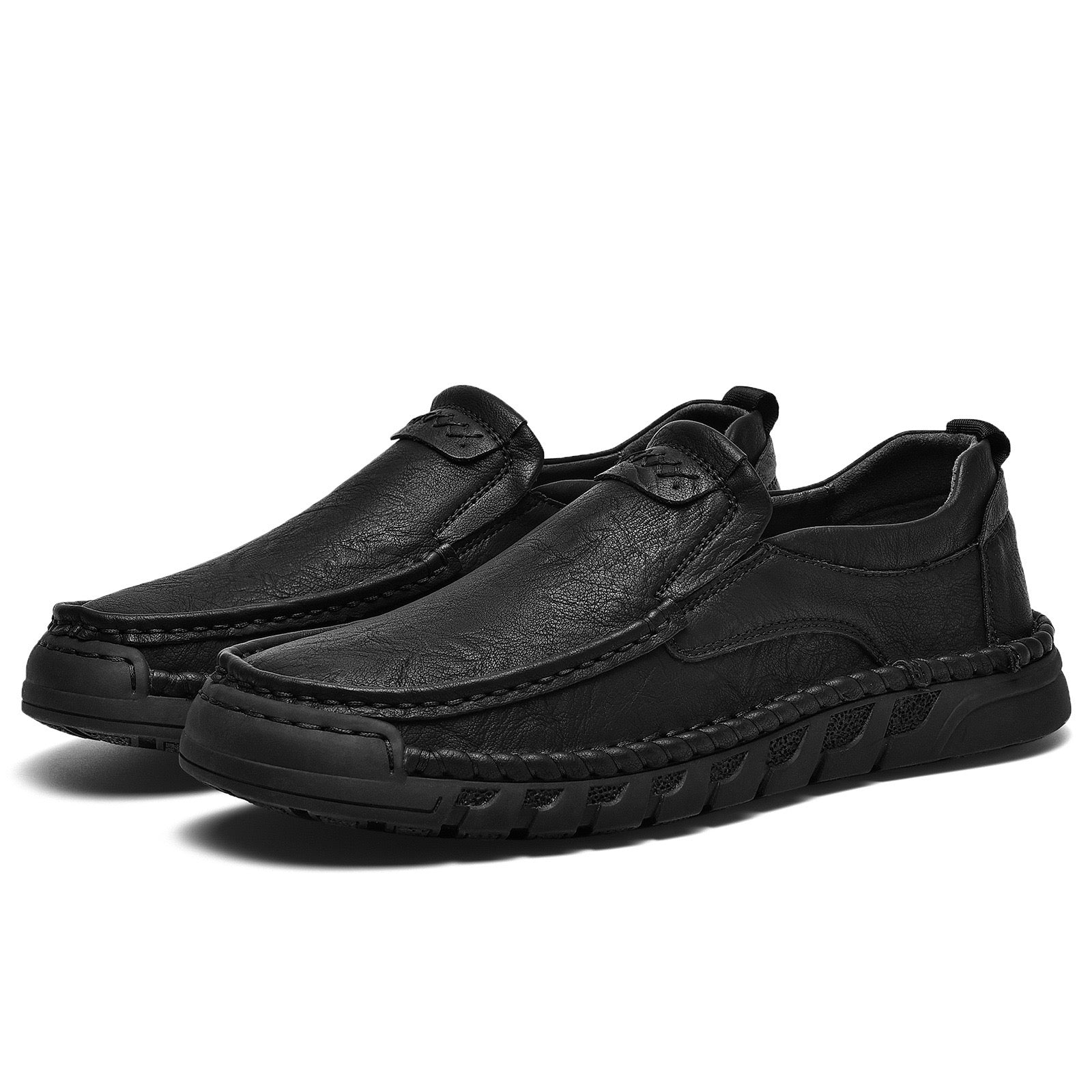 ⏰Last Day! 70% OFF 🔥Men's Handmade Leather Loafers with Arch Support & Wide Toe Box