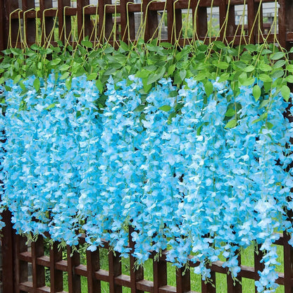 💥Hot Sale🌸UV Resistant Lifelike Artificial Wisteria Flower - No Maintenance, Pruning or Watering!