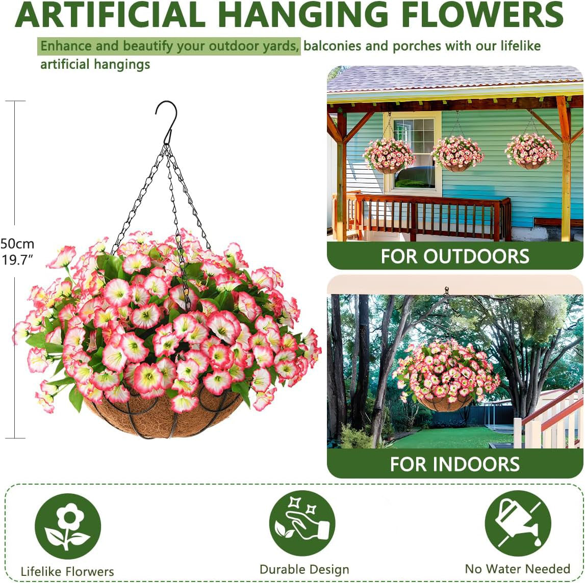 💐2025 Hot Sale✨UV Simulation Artificial Petunias