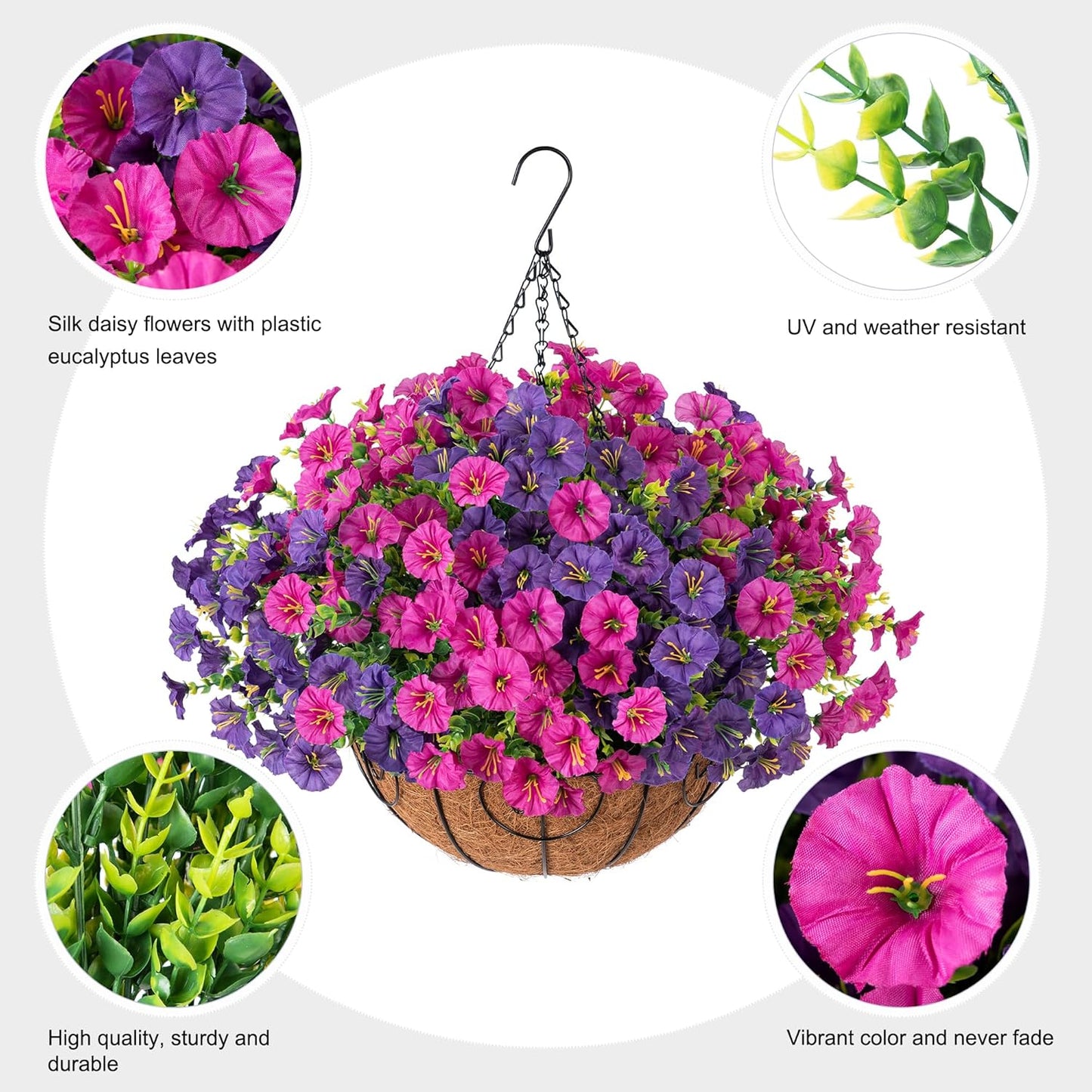 💐2025 Hot Sale✨UV Simulation Artificial Petunias
