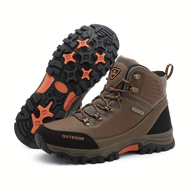 (⏰CLEARANCE SALE 70% OFF) Men's High Top Lace-Up Hiking Mountaineering Walking Boots