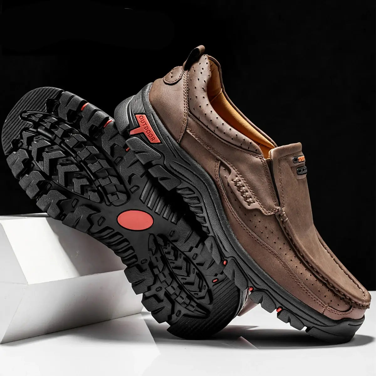 🔥Hot Sale 50% OFF🔥 Men's Non-slip Walking Leather Lightweight Breathable Casual Loafers