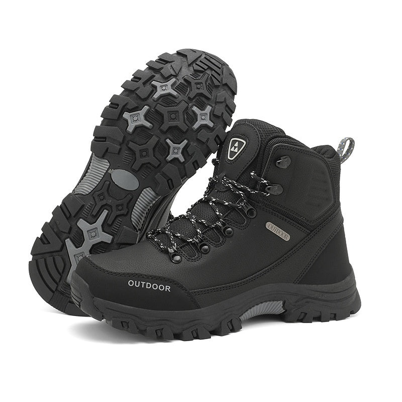 (⏰CLEARANCE SALE 70% OFF) Men's High Top Lace-Up Hiking Mountaineering Walking Boots