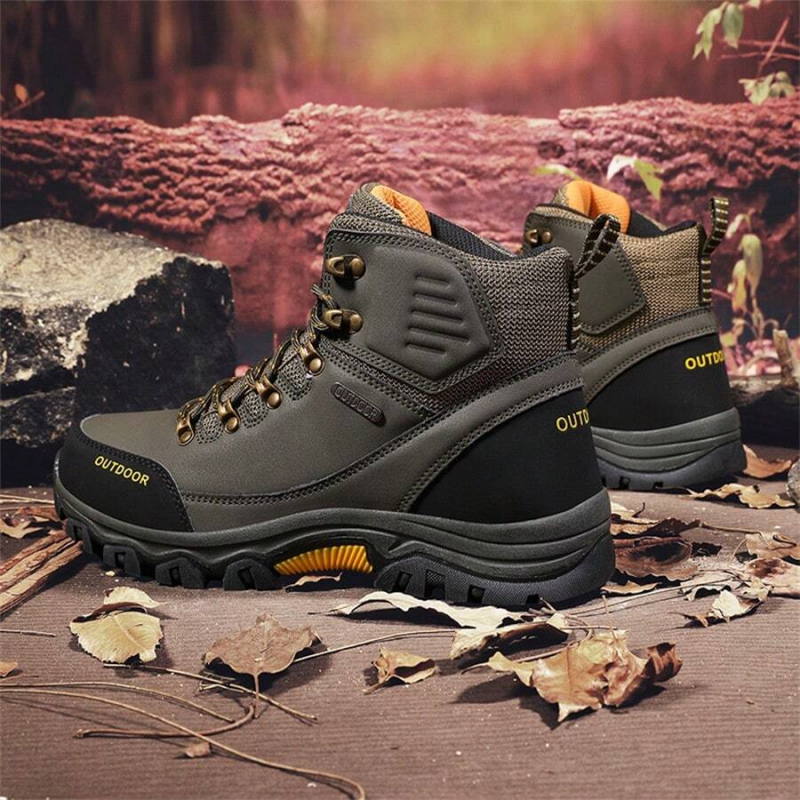 (⏰CLEARANCE SALE 70% OFF) Men's High Top Lace-Up Hiking Mountaineering Walking Boots