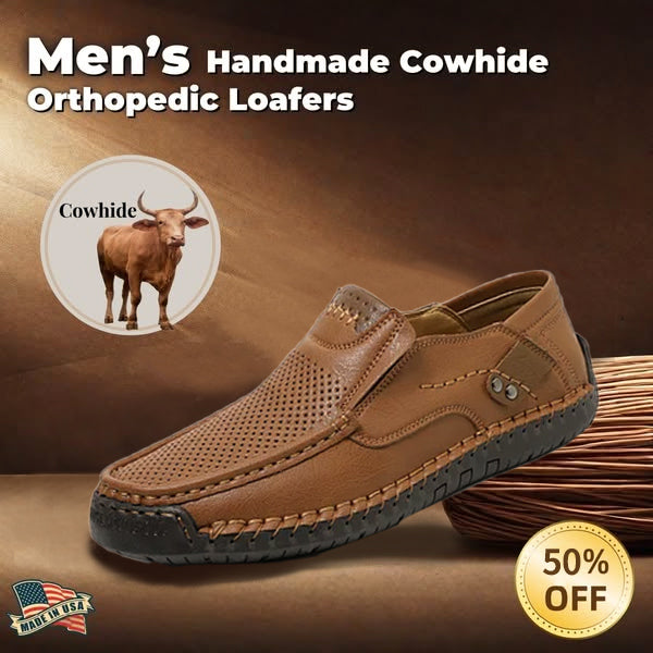 ⏰Limited Time Sale 70% OFF⏰ Men's Handmade Cutout Loafers