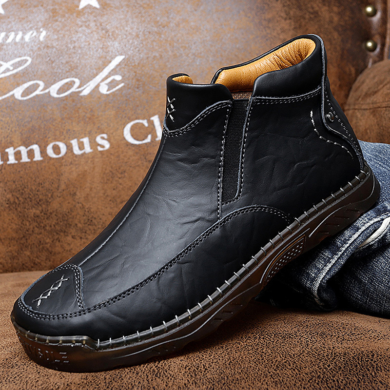 Last Day 70% OFF🔥 Men's Outdoor Casual Handmade Cowhide Boots