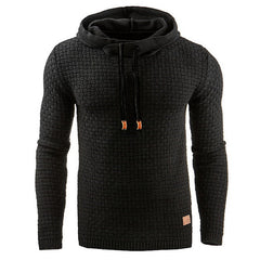 Long-sleeved Hooded Warm Colored Sweatshirt Coat