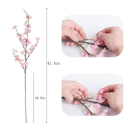 2025 Hot Sale🔥Artificial Long Stem Cherry Blossom Branches🌸