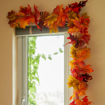 🔥Hot Sale 60% OFF - Artificial Maple Leaf Autumn Garland🍁