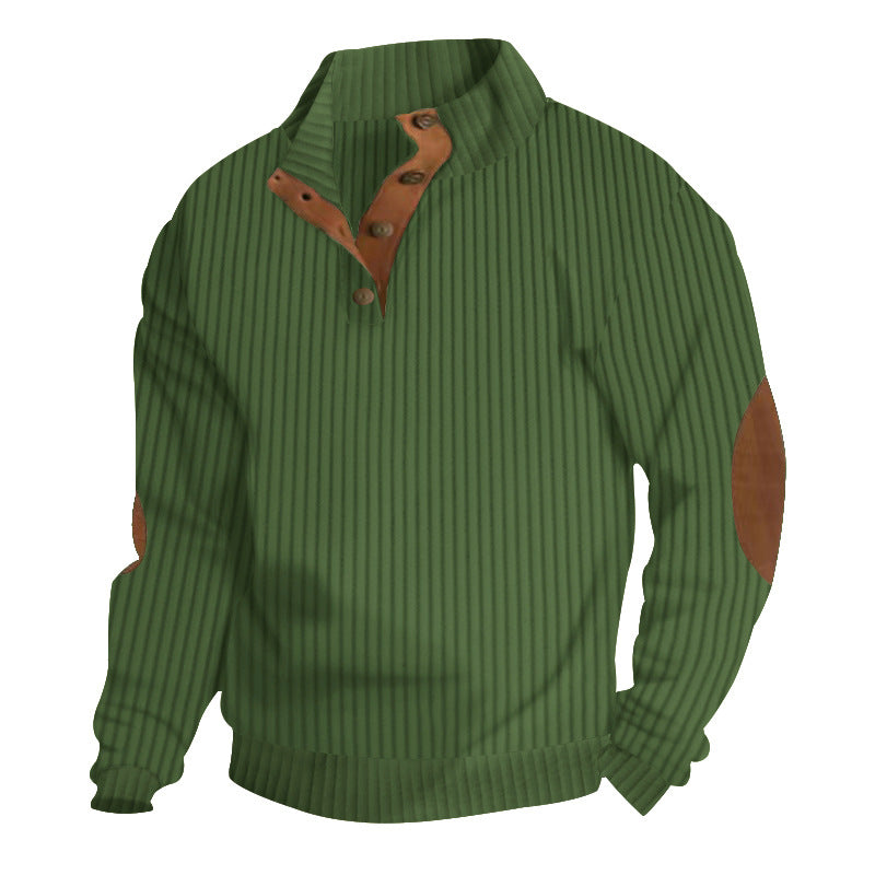 Men's Casual Fleece Pullovers  Hoodies Long Sleeve Sweaters