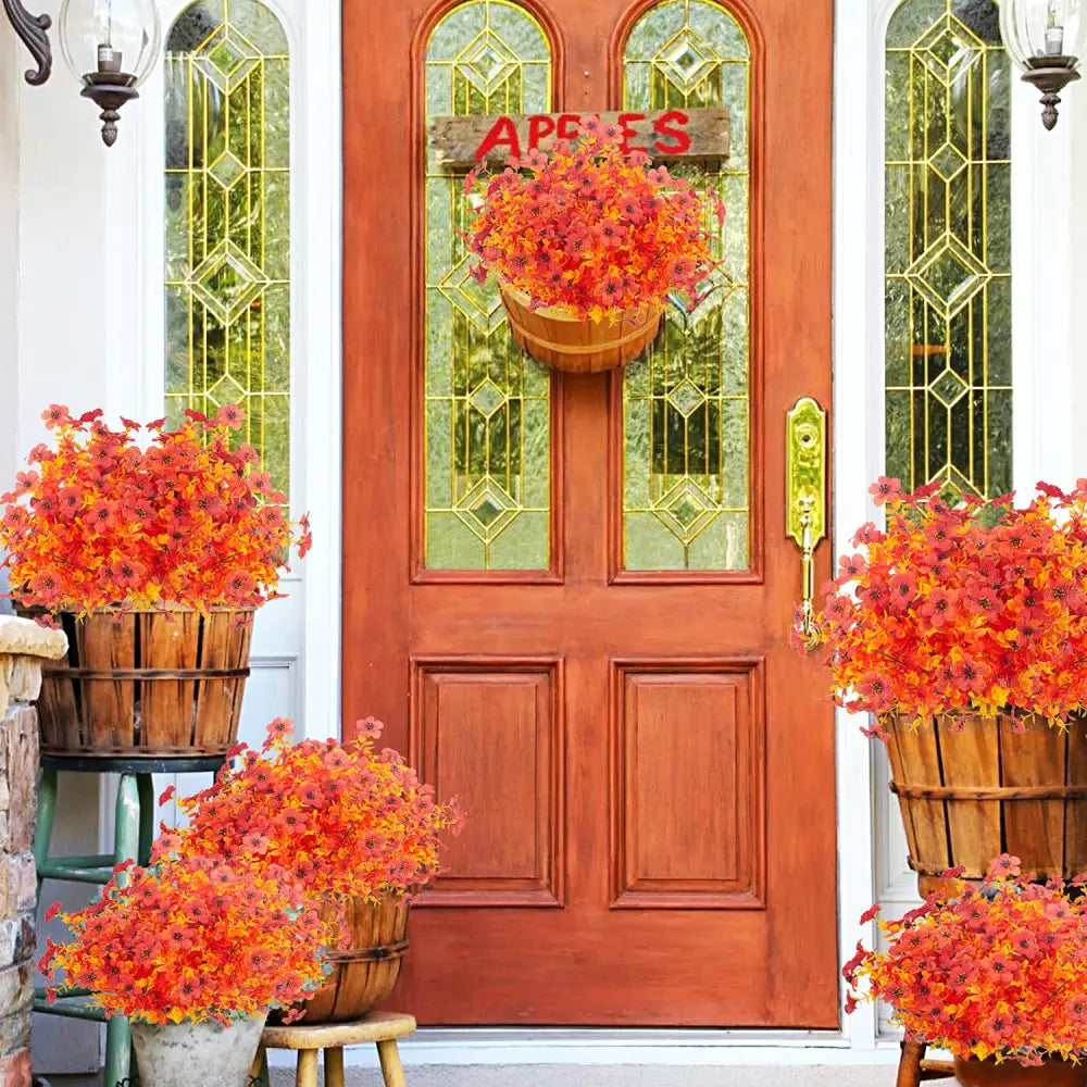 🔥Hot Sale 60% OFF🌼Artificial Outdoor Fall Flowers - UV resistant, Waterproof, Windproof🍂