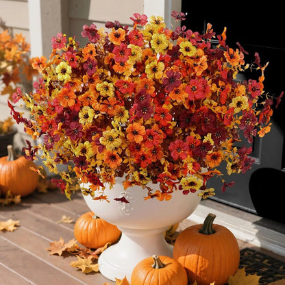 🔥Hot Sale 60% OFF🌼Artificial Outdoor Fall Flowers - UV resistant, Waterproof, Windproof🍂