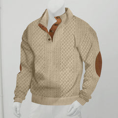 Men's  Long Sleeve Cashmere Sports Sweater