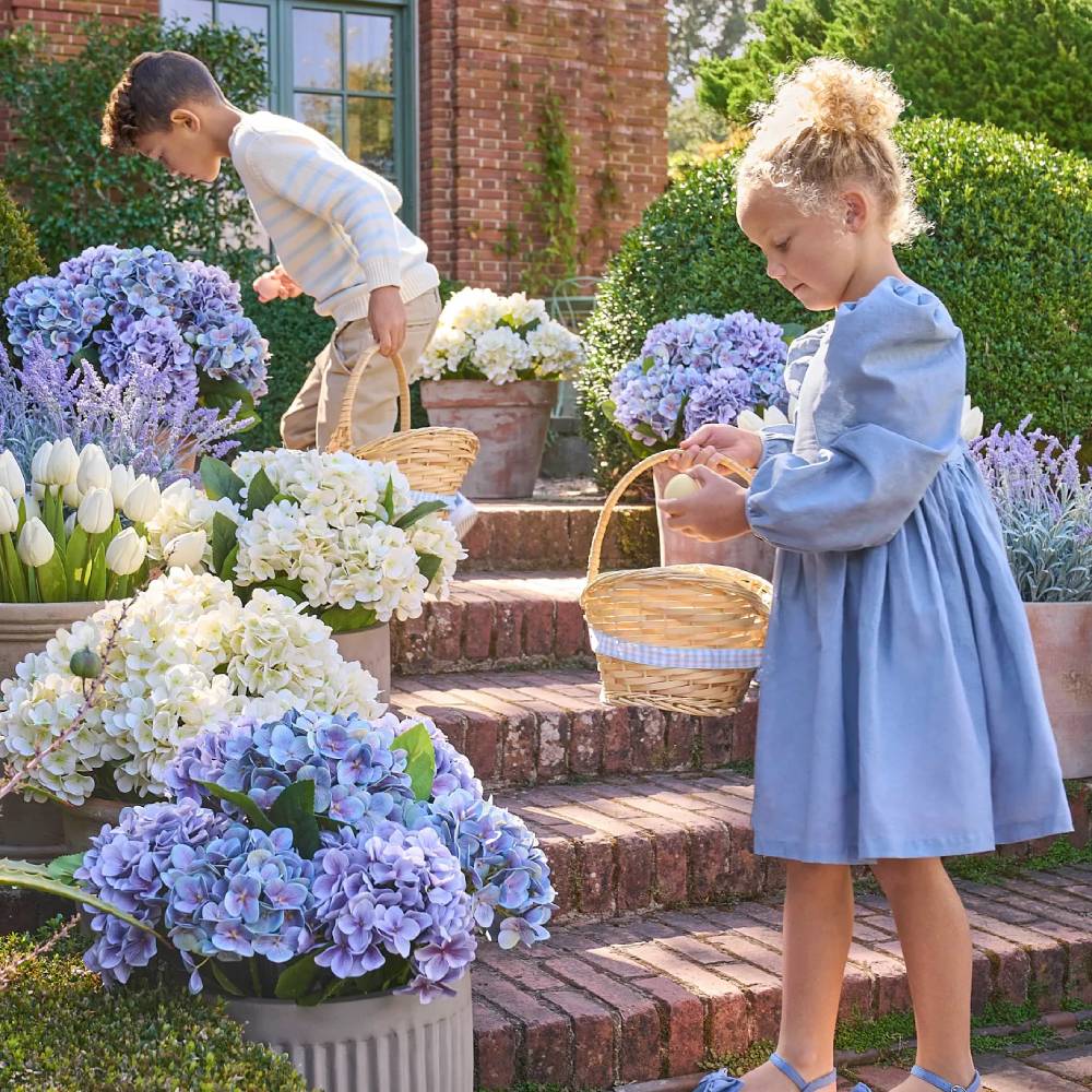 💥Last Day Only $3.99 Each💐Artificial Outdoor Hydrangea Flowers - UV resistant, Waterproof, Windproof