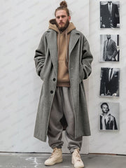 Utility Comfy Lined Tweed Coat