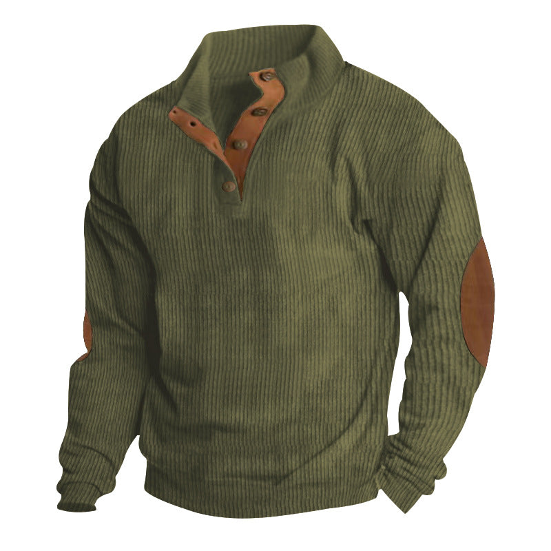 🔥Men's Outdoor Casual Stand Collar Long Sleeve Sweatshirt