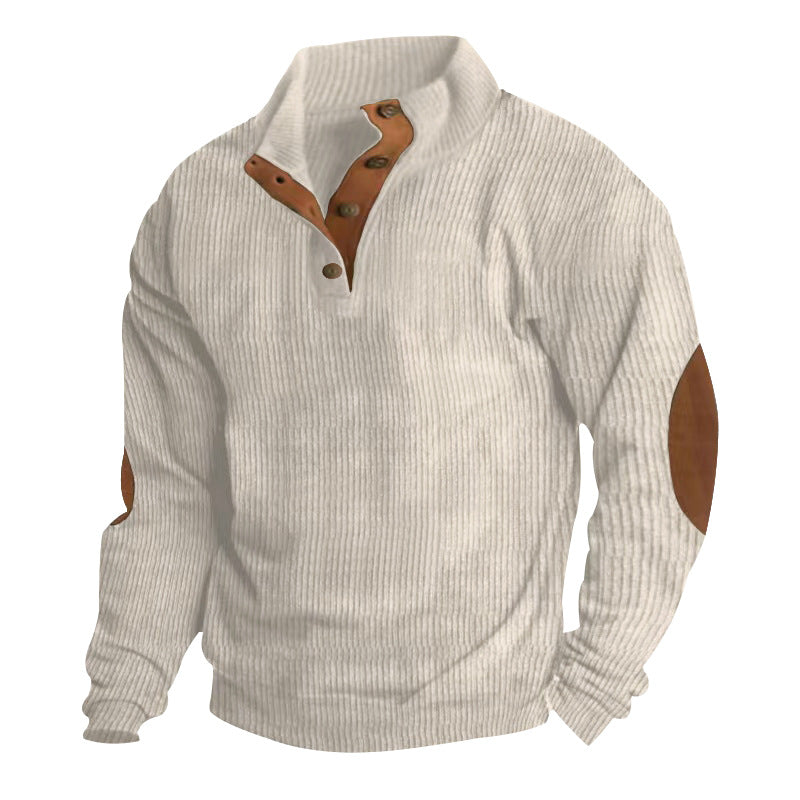 🔥Men's Outdoor Casual Stand Collar Long Sleeve Sweatshirt