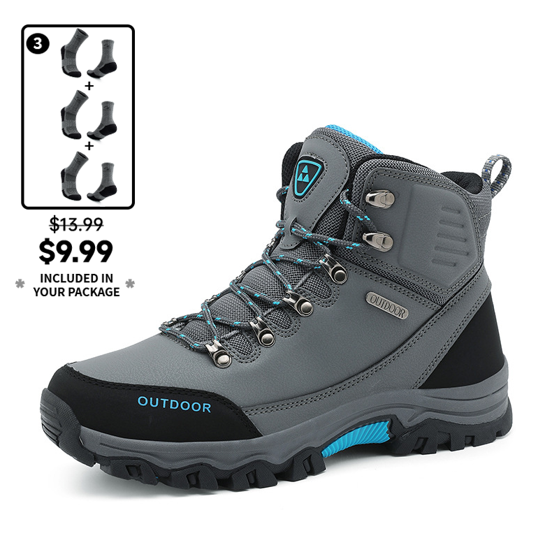(⏰CLEARANCE SALE 70% OFF) Men's High Top Lace-Up Hiking Mountaineering Walking Boots