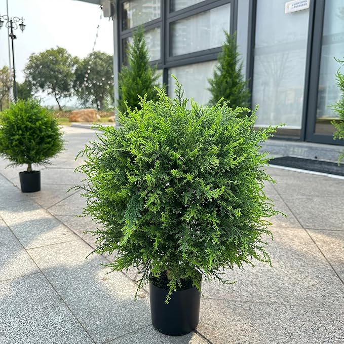 💥Summer Hot Sale🔥UV Resistant Artificial Cedar Topiary Tree🌲