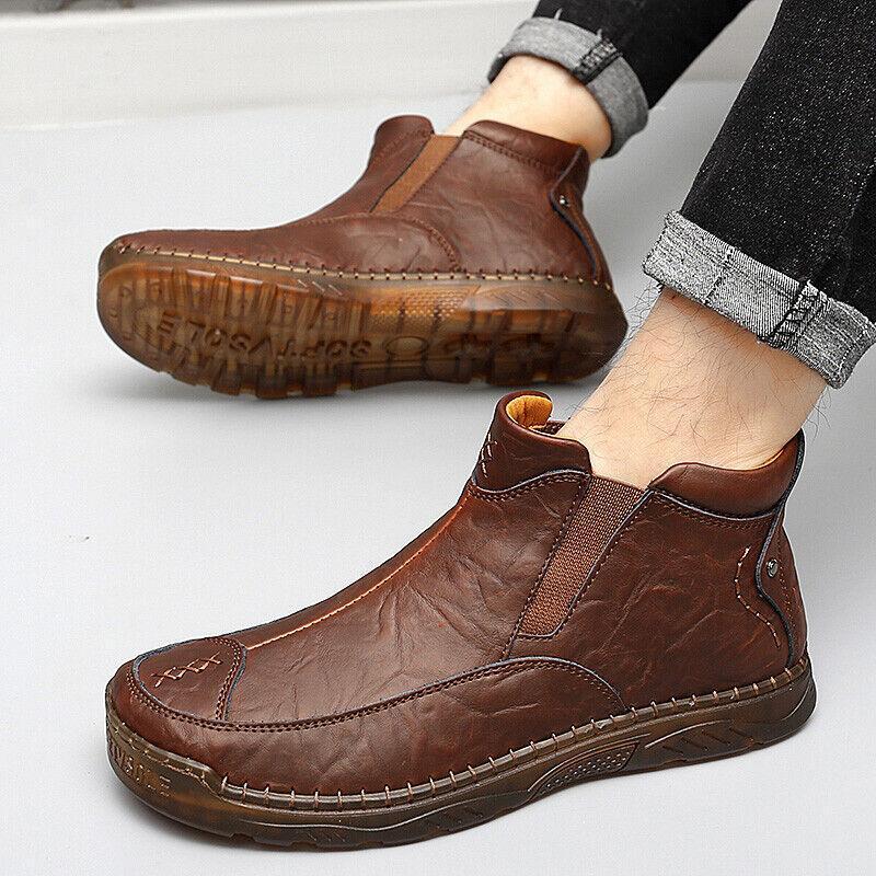 Last Day 70% OFF🔥 Men's Outdoor Casual Handmade Cowhide Boots