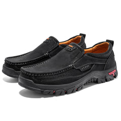 🔥Hot Sale 50% OFF🔥 Men's Non-slip Walking Leather Lightweight Breathable Casual Loafers
