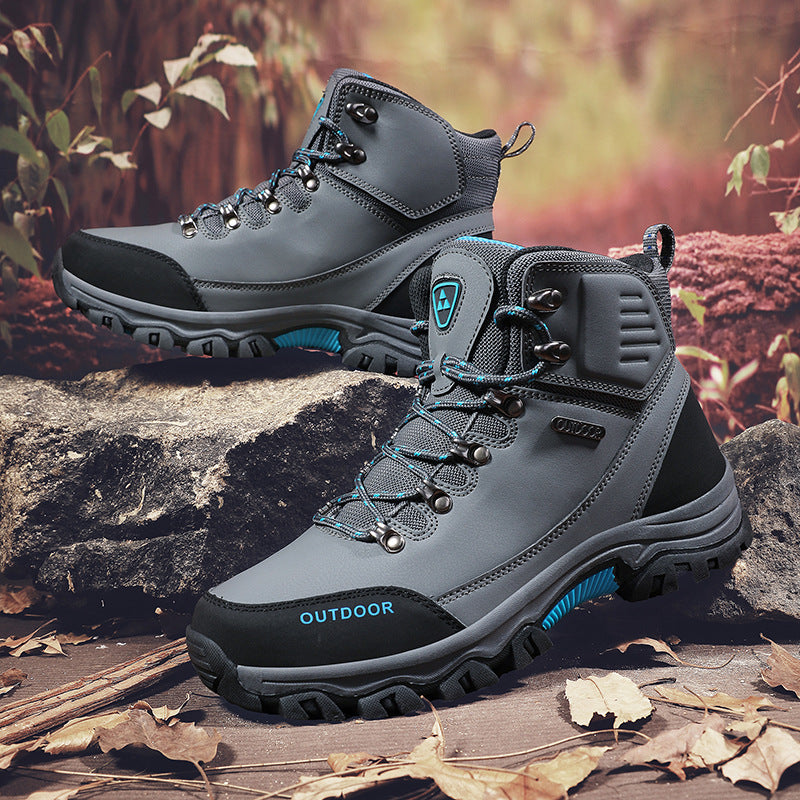 (⏰CLEARANCE SALE 70% OFF) Men's High Top Lace-Up Hiking Mountaineering Walking Boots